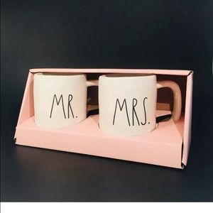 New Rae Dunn Mr and Mrs Coffee Mugs